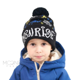 Zimná pletená čiapka Moonrise street crew black