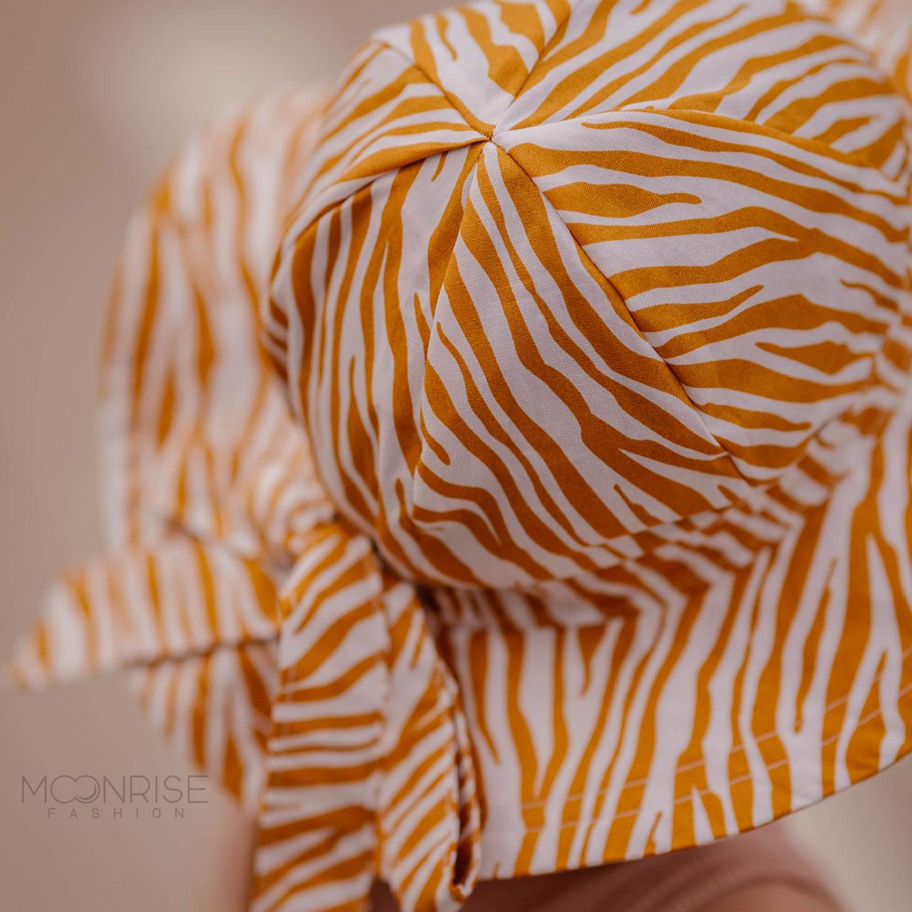 Dámsky klobúk zebra yellow