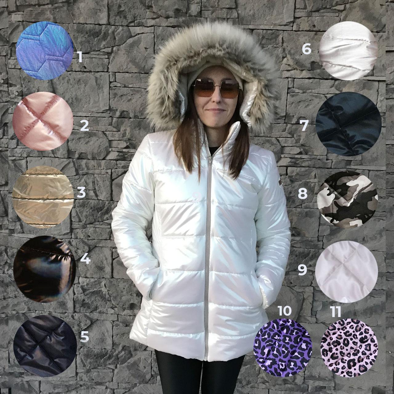 Dámska zimná bunda - rôzne farby