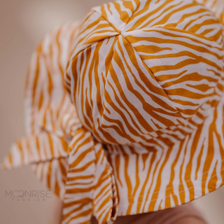 Dámsky klobúk zebra yellow