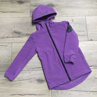 Detská softshell bunda smiley - basic lila