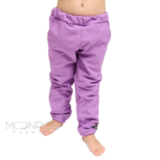 Softshellové nohavice - basic lila