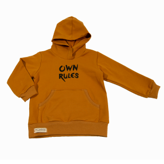 Detská mikina - OwnRules cinnamon