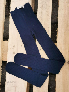 Detské pančuchy rebro - navy