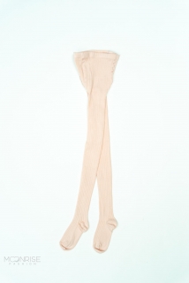 Detské pančuchy rebro - light pink